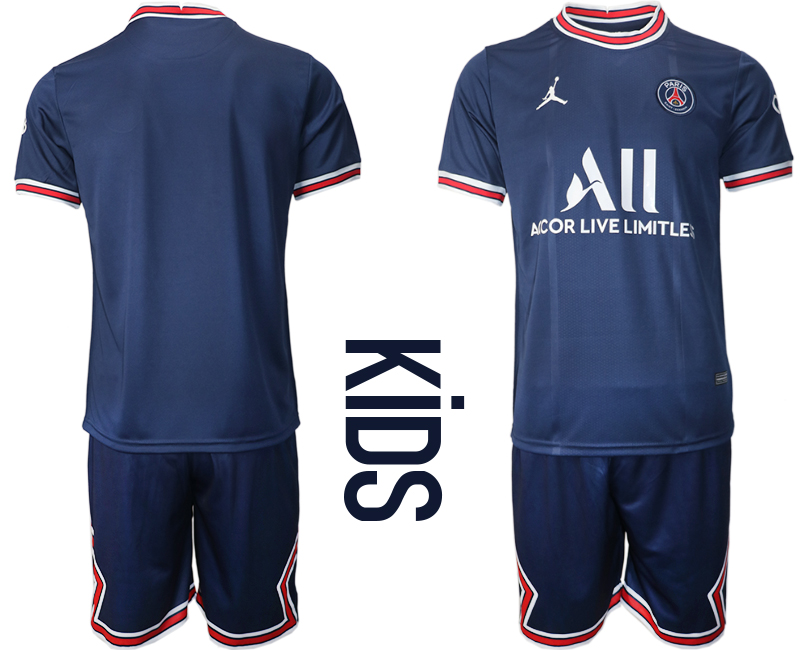 Paris Saint-Germain home kids 2021/22 Soccer Kit